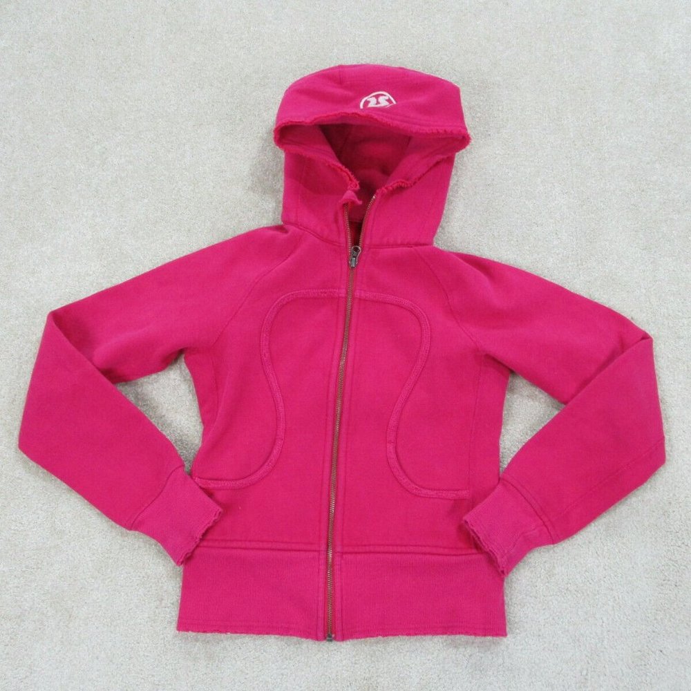 Rare Lululemon Pink Scuba Hoodie Bon Bon
